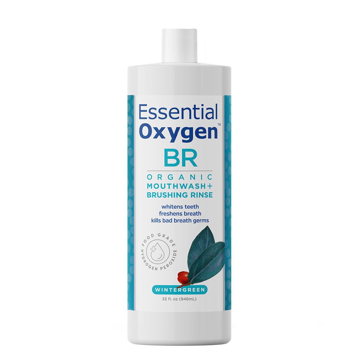 BR | Organic Mouthwash + Brushing Rinse | Wintergreen